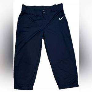 NWOT Nike Vapor Select Youth Kids Girls Black Softball Pants - Size XL